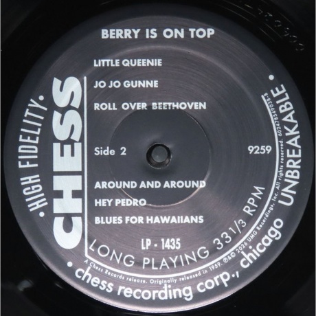 Chuck Berry - Berry Is On Top (Analogue) (0602478549038) - фото 4