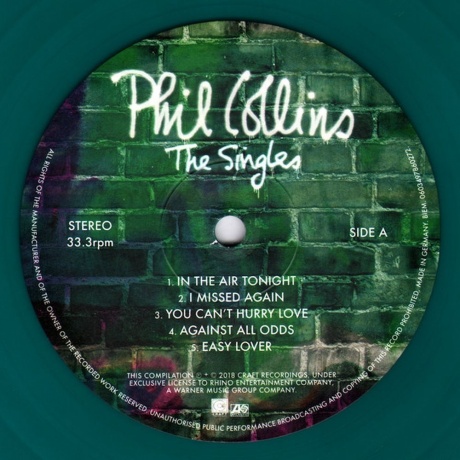 Phil Collins - The Singles (coloured) (0603497808106) - фото 4