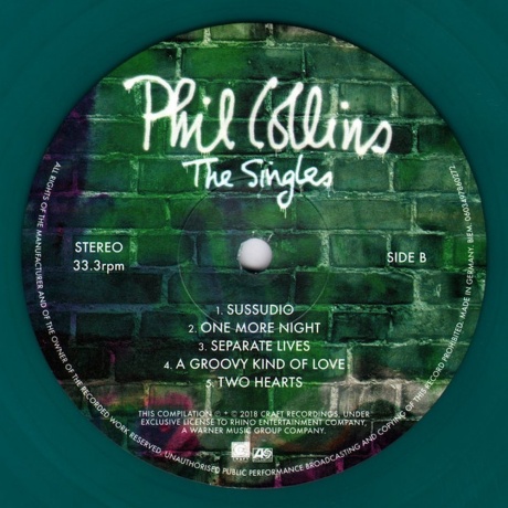 Phil Collins - The Singles (coloured) (0603497808106) - фото 5