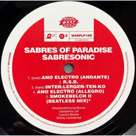 The Sabres Of Paradise - Sabresonic (5056818803420) - фото 5