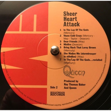 Queen - Sheer Heart Attack (Half Speed) (0050087511111) - фото 3