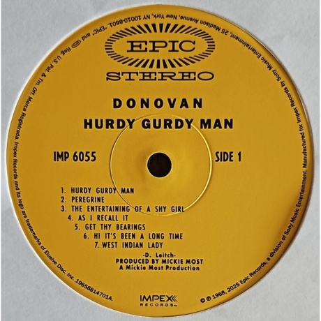 Donovan - The Hurdy Gurdy Man (Analogue) (0196588147012) - фото 3