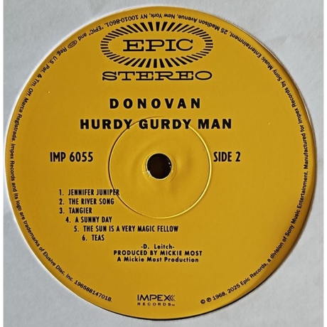 Donovan - The Hurdy Gurdy Man (Analogue) (0196588147012) - фото 4