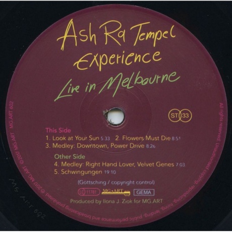 Ash Ra Tempel - Live In Melbourne (4260017596026) - фото 5