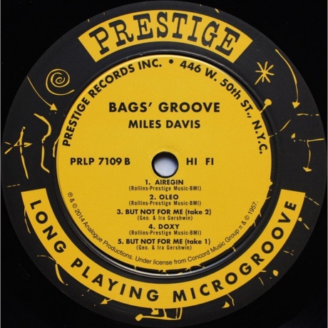 Miles Davis - Bags Groove (Analogue) (0753088710933) - фото 4