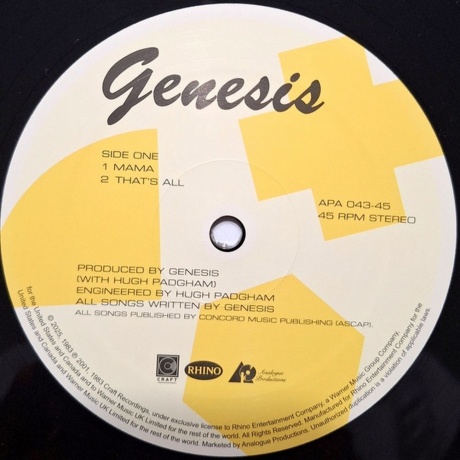 Genesis - Genesis (Analogue) (0753088754371) - фото 2