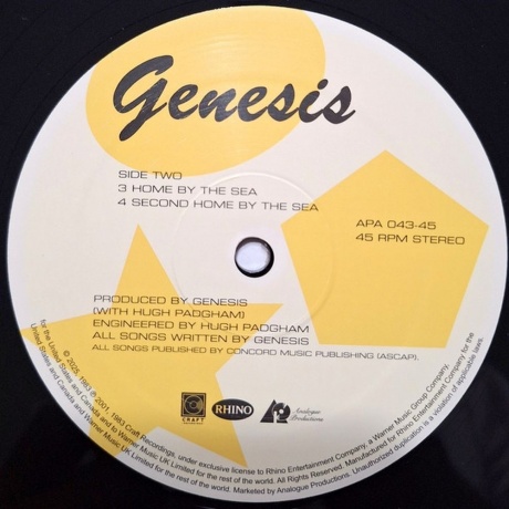 Genesis - Genesis (Analogue) (0753088754371) - фото 3