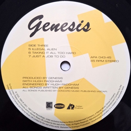 Genesis - Genesis (Analogue) (0753088754371) - фото 4