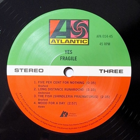Yes - Fragile (Analogue) (0753088147579) - фото 10