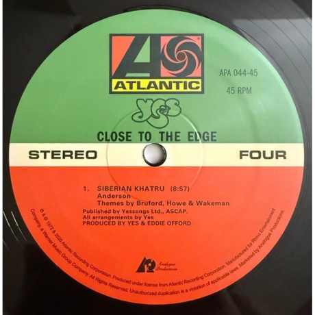 Yes - Close To The Edge (Analogue) (0753088754470) - фото 7