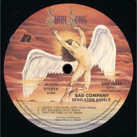 Bad Company - Desolation Angels (Analogue) (0753088755873) - фото 4