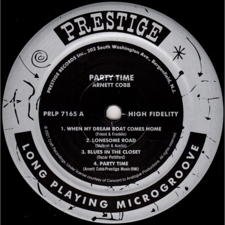 Arnett Cobb - Party Time (Analogue) (0753088716515) - фото 2