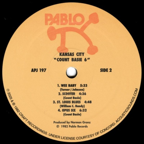 Count Basie - Kansas City (Analogue) (0753088019715) - фото 3