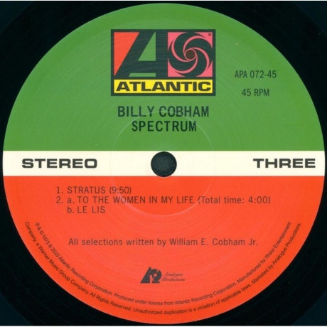 Billy Cobham - Spectrum (Analogue) (0753088757273) - фото 5