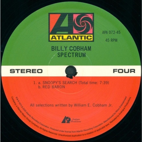 Billy Cobham - Spectrum (Analogue) (0753088757273) - фото 6