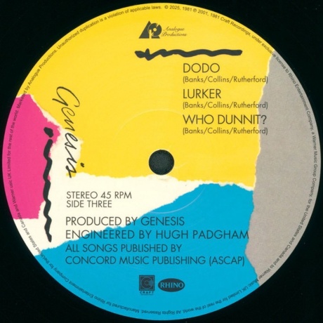 Genesis - Abacab (Analogue) (0753088754272) - фото 4