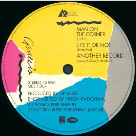 Genesis - Abacab (Analogue) (0753088754272) - фото 5