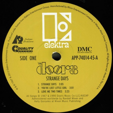 The Doors - Strange Days (Analogue) (0753088401473) - фото 3