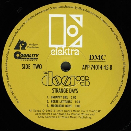The Doors - Strange Days (Analogue) (0753088401473) - фото 4
