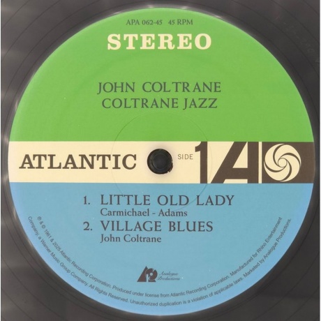 John Coltrane - Coltrane Jazz (Analogue) (0753088756276) - фото 2