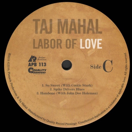 Taj Mahal - Labor Of Love (Audiophile) (0753088011313) - фото 5