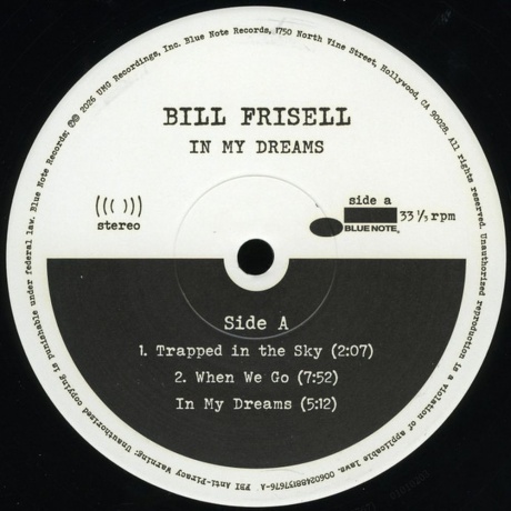 Bill Frisell - In My Dreams (0602488137676) - фото 2