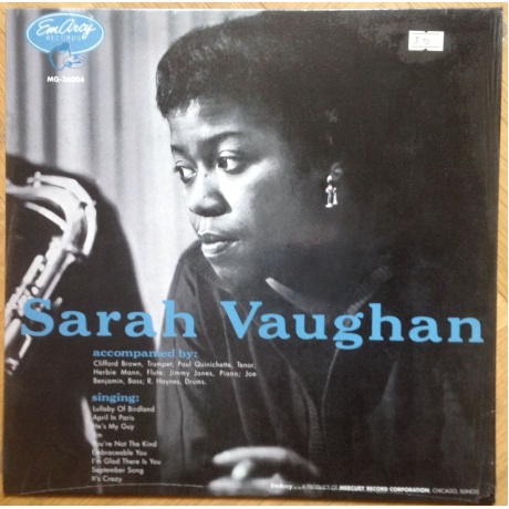 Sarah Vaughan - Sarah Vaughan Analogue Acoustic Sounds 0602507352578 5988₽