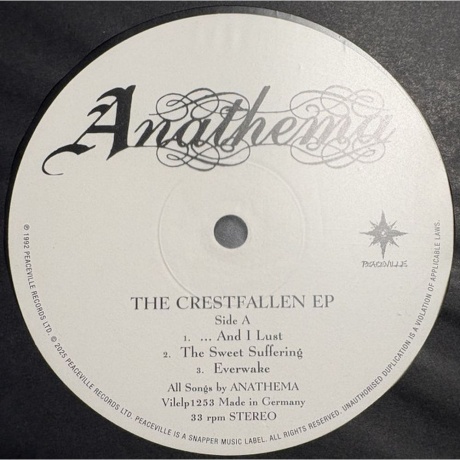 Anathema - The Crestfallen (EP) (0801056725318) - фото 3
