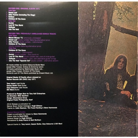 Black Sabbath - Master Of Reality - deluxe (0081227949112) - фото 3