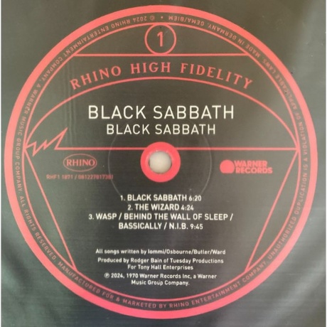 Black Sabbath - Black Sabbath (Analogue) (0081227814434) - фото 4