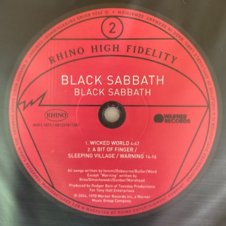 Black Sabbath - Black Sabbath (Analogue) (0081227814434) - фото 5