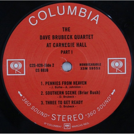Dave Brubeck - At Carnegie Hall (Analogue) (4260019714299) - фото 3