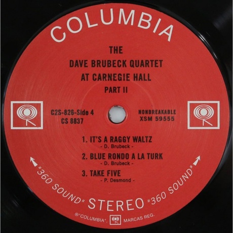 Dave Brubeck - At Carnegie Hall (Analogue) (4260019714299) - фото 5