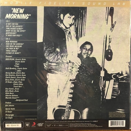 Bob Dylan - New Morning (Analogue) (0886979470811) - фото 2
