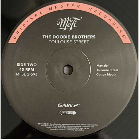 The Doobie Brothers - Toulouse Street (Analogue) (0821797259613) - фото 4