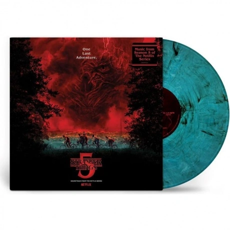 OST - Stranger Things: Season 5 (Sea Blue W/ Black Smoke) (01995...