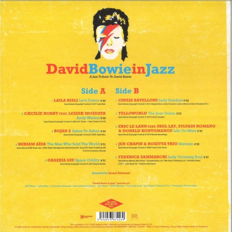 Various Artists - David Bowie In Jazz (3596973874269 ) - фото 2