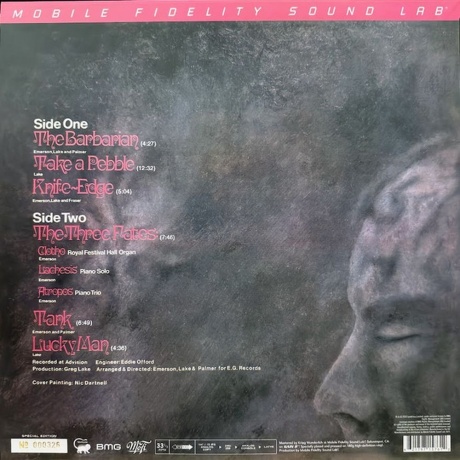 Lake &amp; Palmer Emerson - Emerson, Lake &amp; Palmer (Analogue) (0821797157612) - фото 2