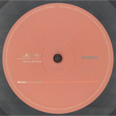 Monaco - Music For Pleasure (0602488521550) - фото 2
