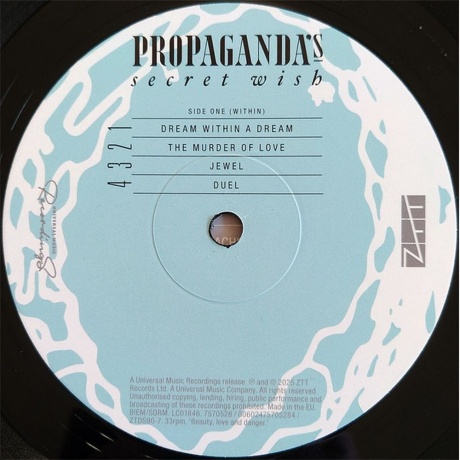 Propaganda - A Secret Wish (0602475705284) - фото 3