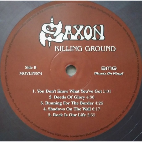 Saxon - Killing Ground (coloured) (8719262039766) - фото 3
