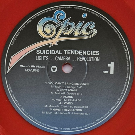 Suicidal Tendencies - Lights...Camera...Revolution! (coloured) (8719262041462) - фото 3