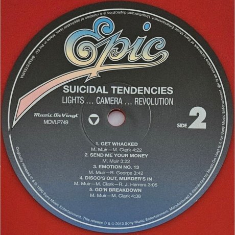 Suicidal Tendencies - Lights...Camera...Revolution! (coloured) (8719262041462) - фото 4