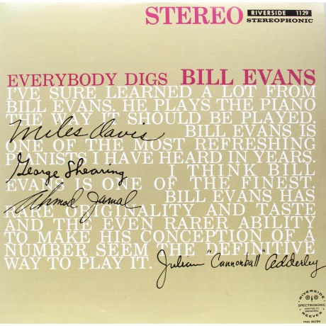 

Bill Evans - Everybody Digs (Analogue, Original Jazz Classics) (0025218106818)