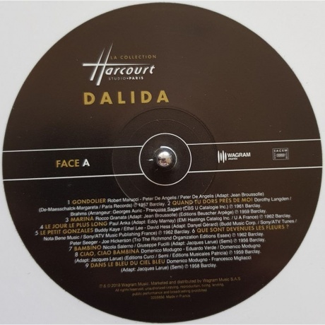 Dalida - La Collection Harcourt (coloured) (3596973559562) - фото 3