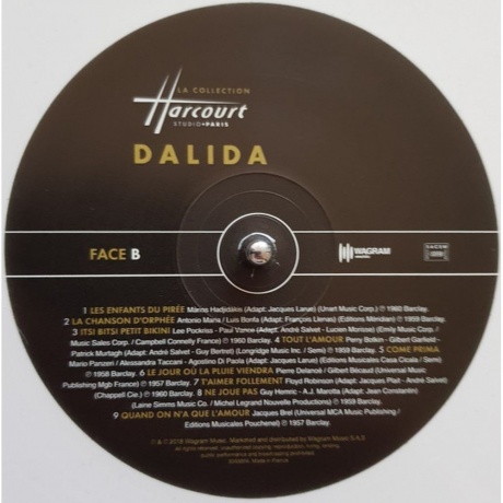 Dalida - La Collection Harcourt (coloured) (3596973559562) - фото 4