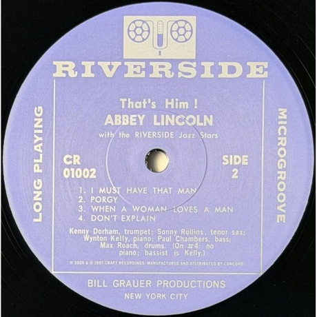 Abbey Lincoln - Thats Him! (Rsd 2026) (888072751637) - фото 3