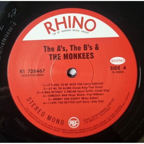 Monkees - The As, The Bs &amp; The Monkees (603497810000) - фото 5