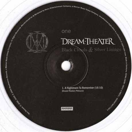 Dream Theater - Black Cloud &amp; Silver Linings (Clear) (603497807734) - фото 3