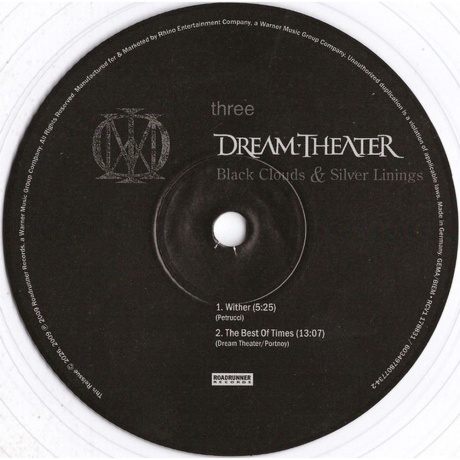 Dream Theater - Black Cloud &amp; Silver Linings (Clear) (603497807734) - фото 5
